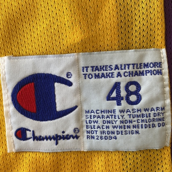 Shaquille O'Neal #34 Vintage 90s Y2K Basketball Jersey LA Lakers Champion XL - Picture 3 of 10